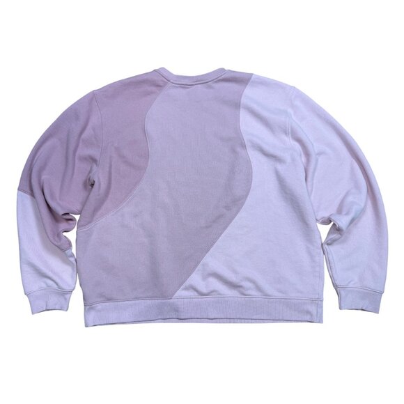Alo Make Waves Pink Crew Neck Pullover Colorblock Womens L - Picture 2 of 8